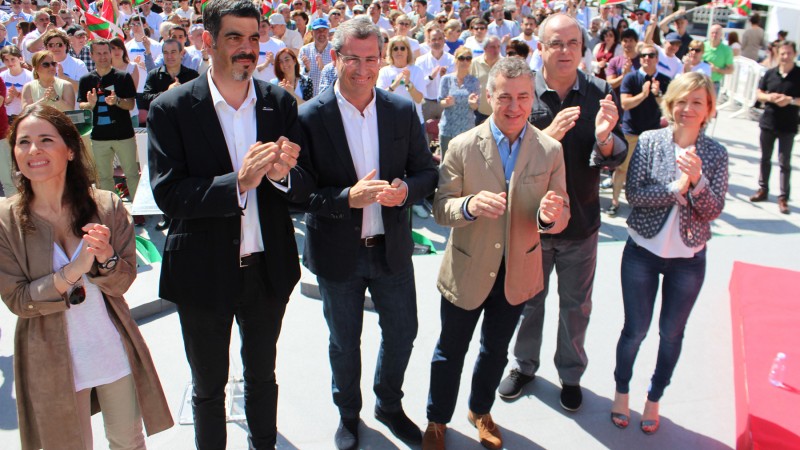 Donostiako Mitina - Goia, Olano, Urkullu eta Egibar