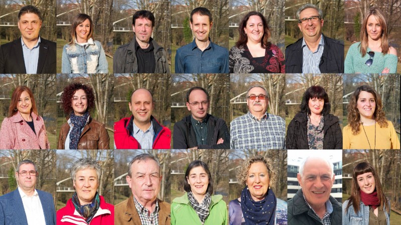 Los candidatos de EAJ-PNV de Basauri